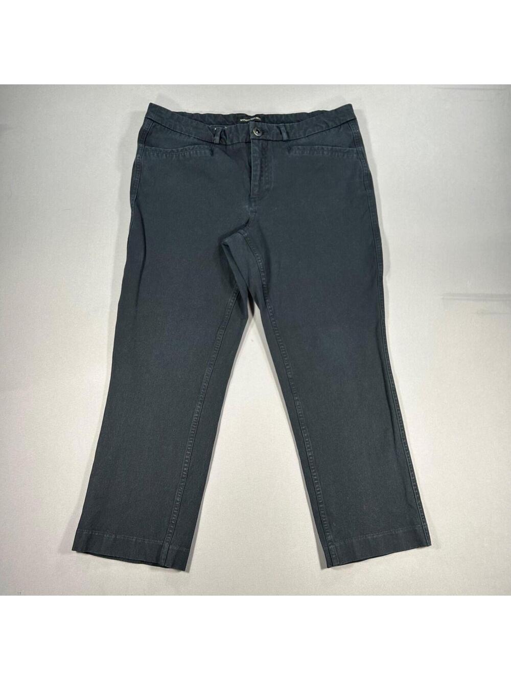 Banana Republic Sloan Woman’s Size 10 Black Cropped Chinos